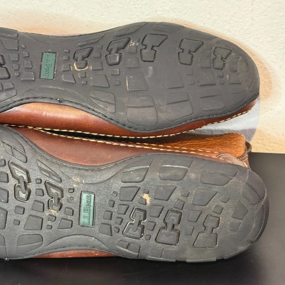 LL Bean Signature Jackman Ranger Moccasin Chukka Boots Mens 11.5 Brown Leather